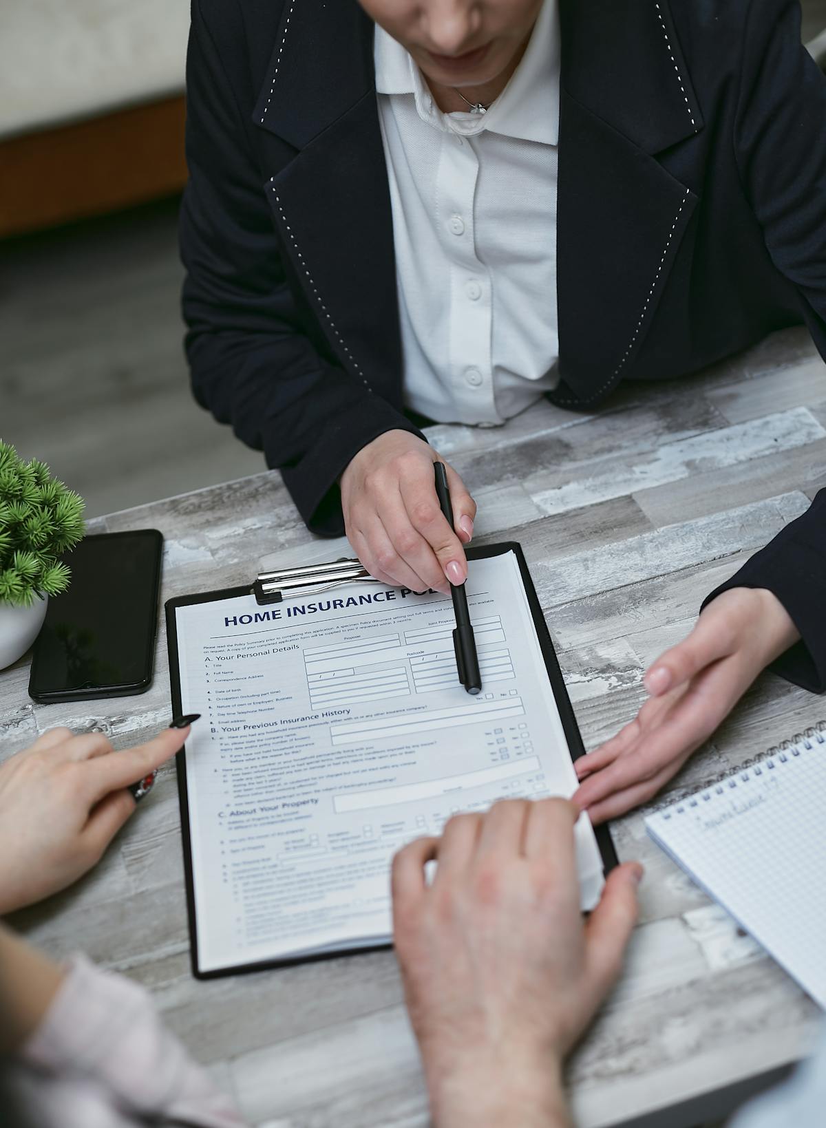 Reviewing an insurance policy form